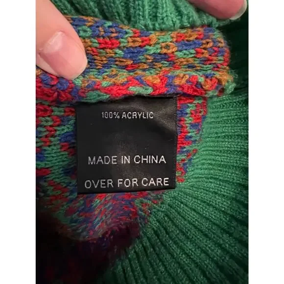 American Stitch Men's Three Kings Dinosaur Ugly Christmas Sweater Pullover SZ M - Picture 4 of 10